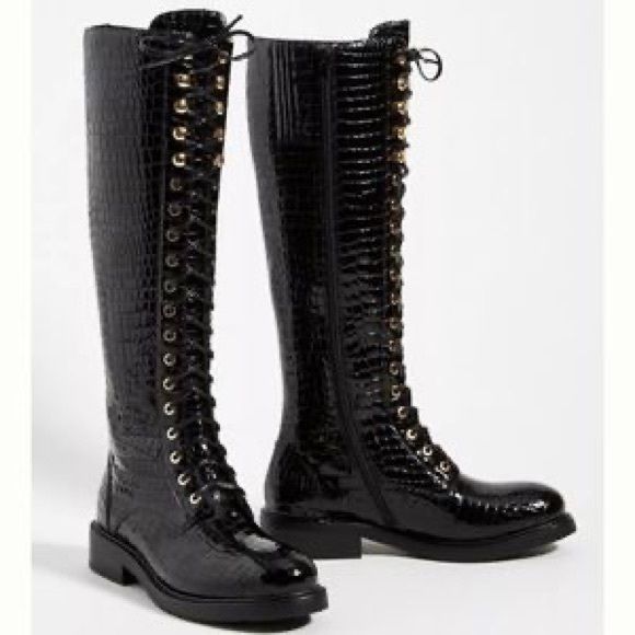 Jeffrey Campbell Shoes - New Jeffrey Campbell Arkin Tall Lace-Up Boots sz 11